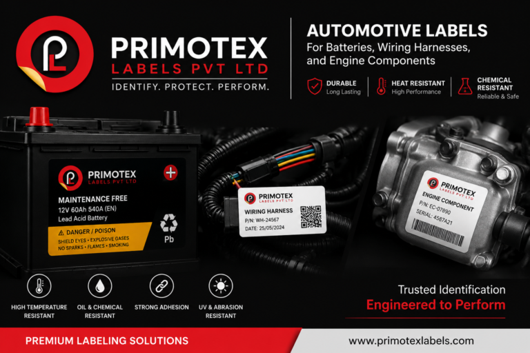 Automobile label manufacturer India
