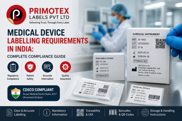 Medical Device Labelling Requirements in India